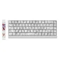 Геймърска клавиатура Madlions FIRE 68 ULTRA - 8K, Gateron Magnetic Jade Switches - White Counto