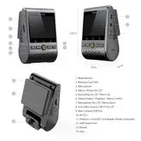 VIOFO Видеорегистратор Dash Cam A129 Plus DUO - GPS, Rear Cam included