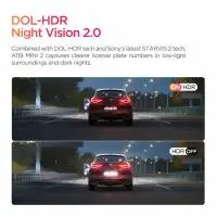 VIOFO Видеорегистратор Dash Cam A119 MINI 2 - GPS Module, 2K HDR, 60 FPS,  Sony STARVIS 2