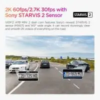 VIOFO Видеорегистратор Dash Cam A119 MINI 2 - GPS Module, 2K HDR, 60 FPS,  Sony STARVIS 2