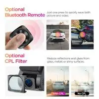 VIOFO Видеорегистратор Dash Cam A119 MINI 2 - GPS Module, 2K HDR, 60 FPS,  Sony STARVIS 2