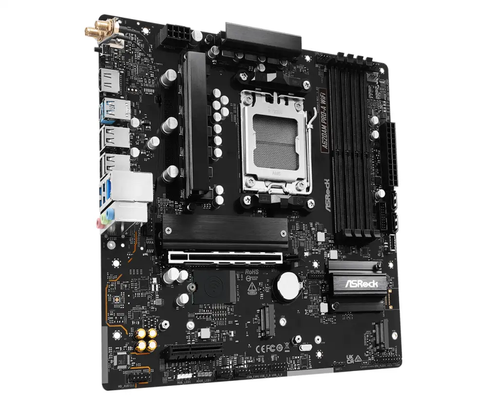 Дънна платка ASRock A620AM PRO-A WIFI AM5