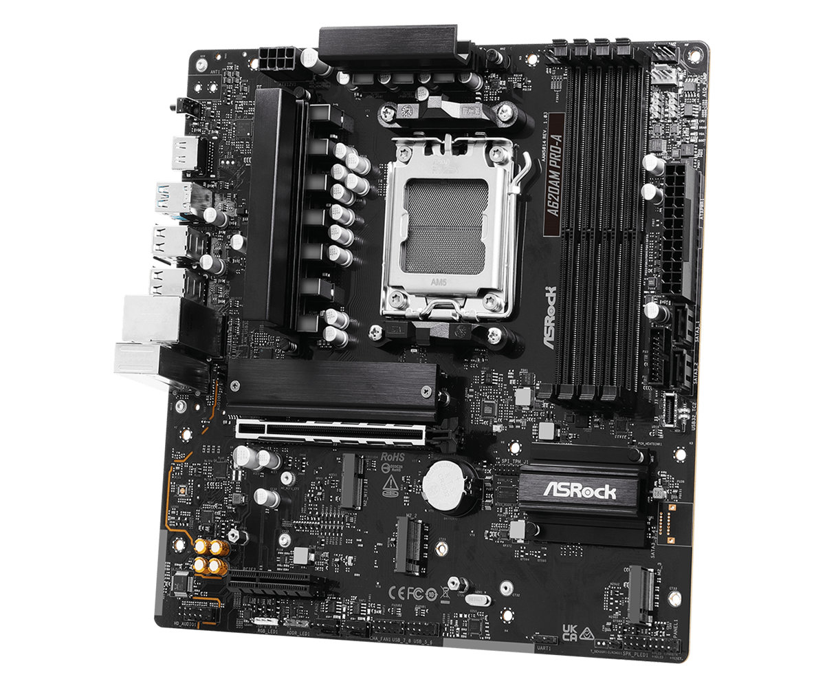 Дънна платка ASRock A620AM PRO-A AM5