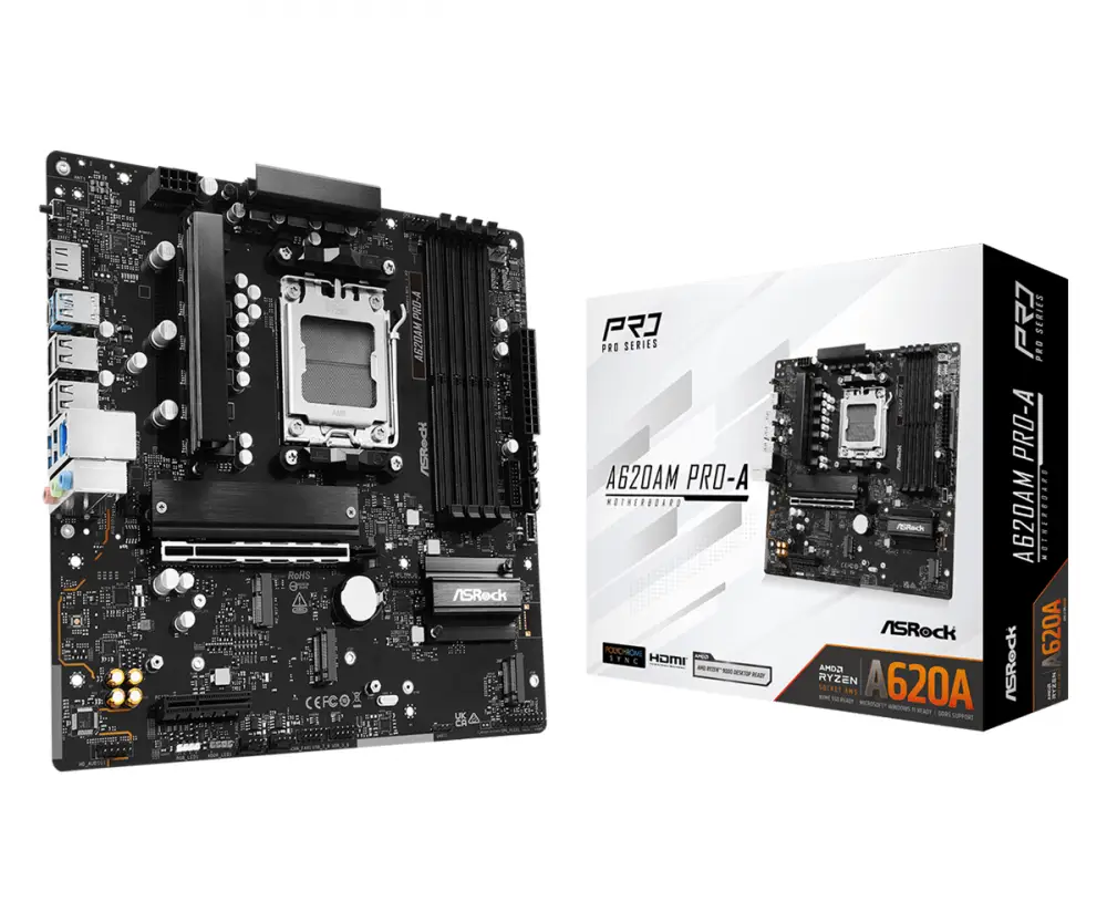 Дънна платка ASRock A620AM PRO-A AM5