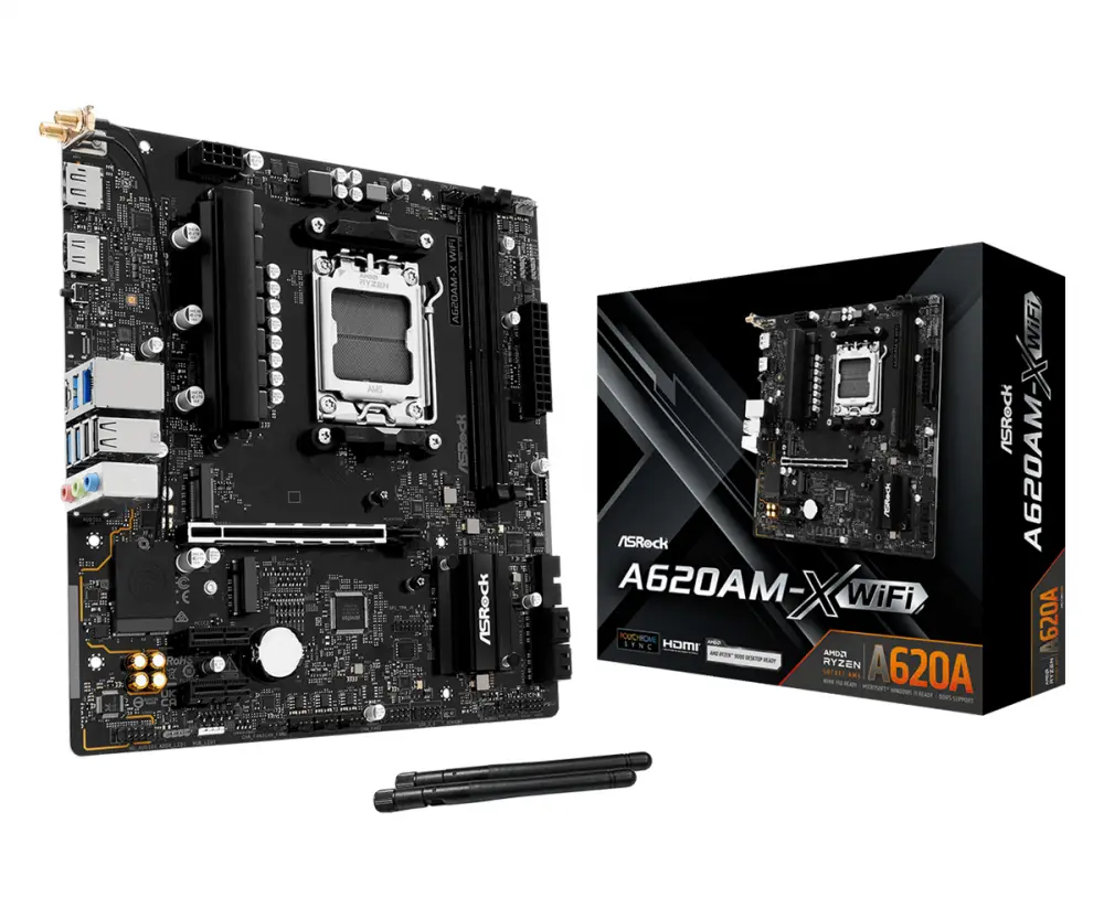 Дънна платка ASRock A620AM-X WIFI AM5