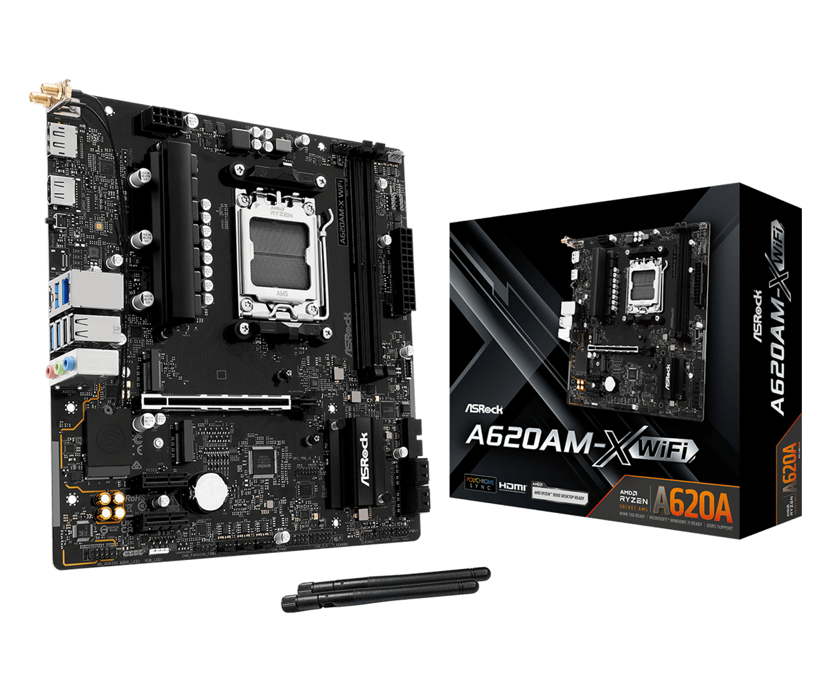 Дънна платка ASRock A620AM-X WIFI AM5
