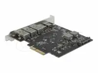 Мрежова карта Delock PCI Express x4 Card to 2 x USB Type-C&trade; + 3 x USB Type-A - SuperSpeed USB 10 Gbps
