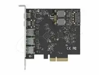 Мрежова карта Delock PCI Express x4 Card to 2 x USB Type-C&trade; + 3 x USB Type-A - SuperSpeed USB 10 Gbps