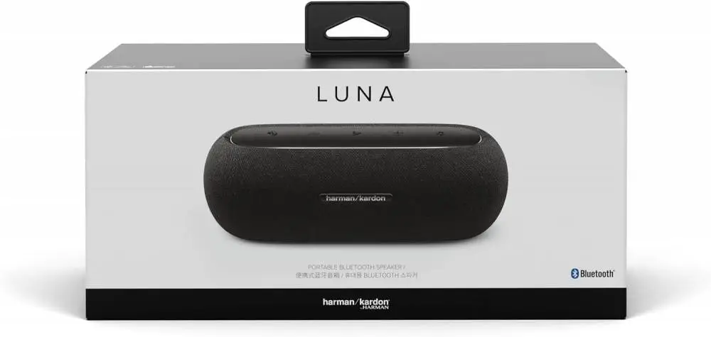 Блутут колонка Harman Kardon LUNA 1x25W RMS + 1x15W RMS, Waterproof, Rechargable battery, Black
