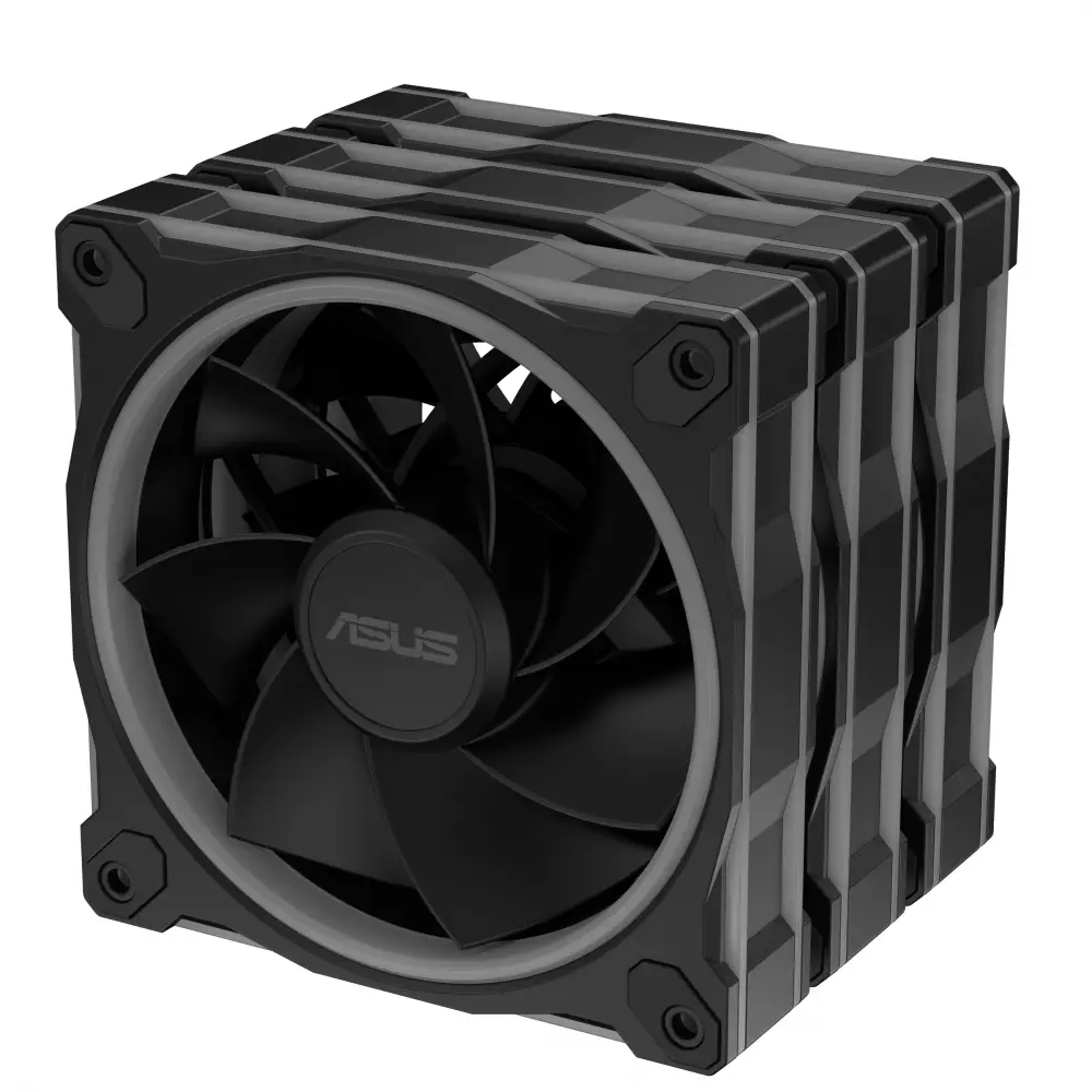 Комплект Вентилатори 3в1 ASUS PRIME MR120 ARGB Reverse Black Edition