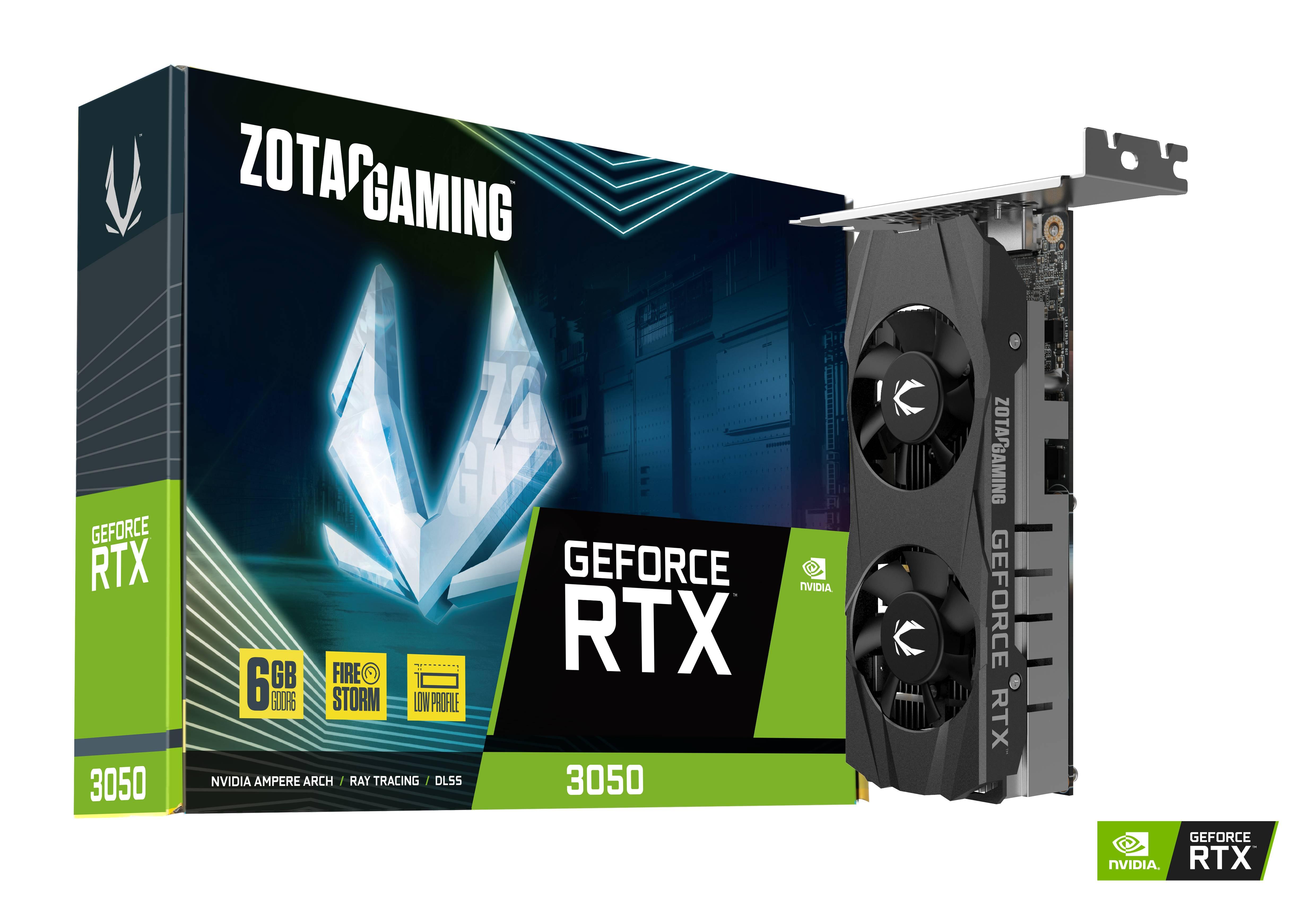 Видео карта ZOTAC GAMING RTX 3050 LP 6GB GDDR6