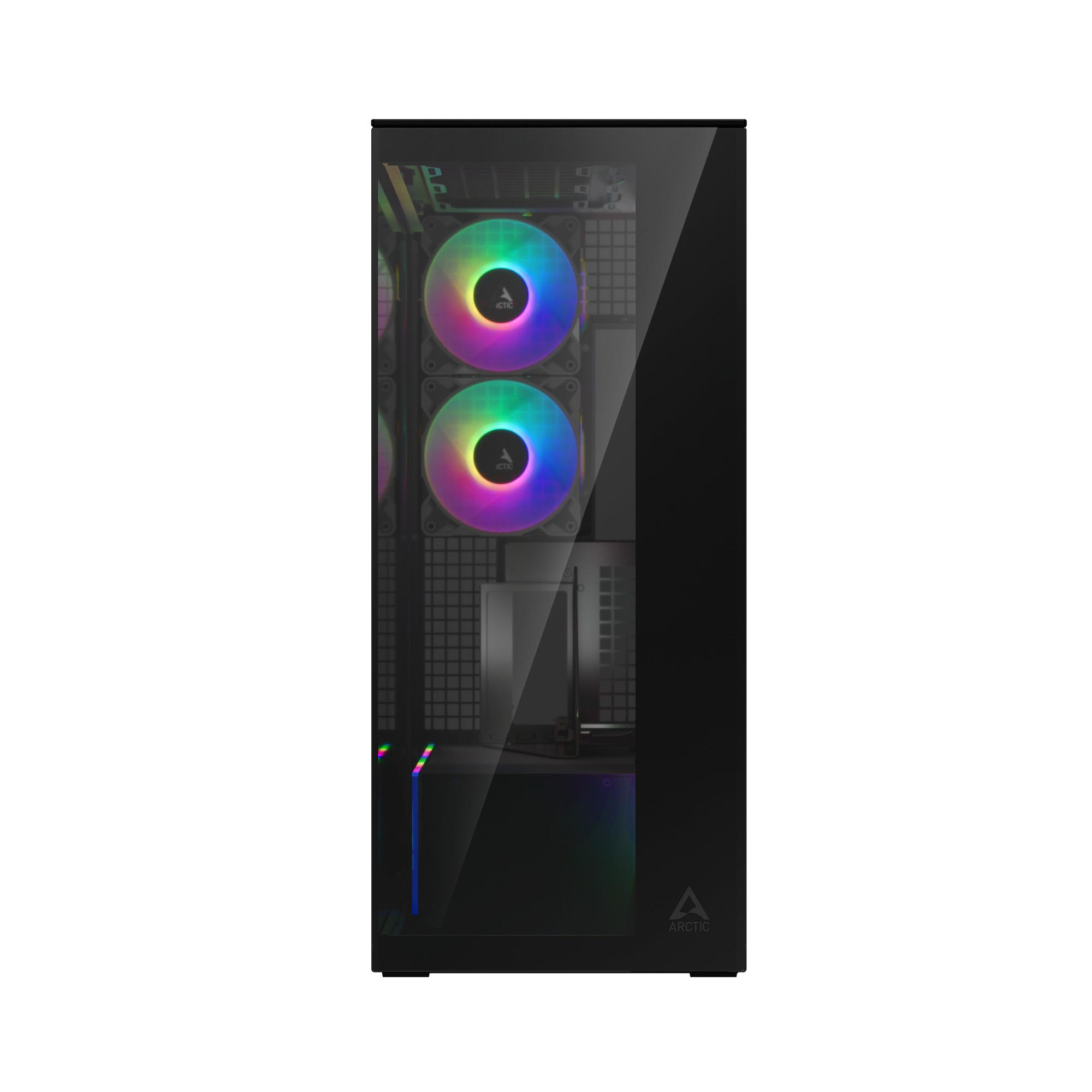 Кутия Arctic Xtender VG Mirror Black Mid-Tower ATX Case - ACPCC00019A