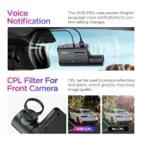 VIOFO Видеорегистратор Dash Cam A139 PRO 2 Channel - 4K UHD, Sony STARVIS 2, GPS