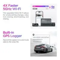 VIOFO Видеорегистратор Dash Cam A139 PRO 2 Channel - 4K UHD, Sony STARVIS 2, GPS