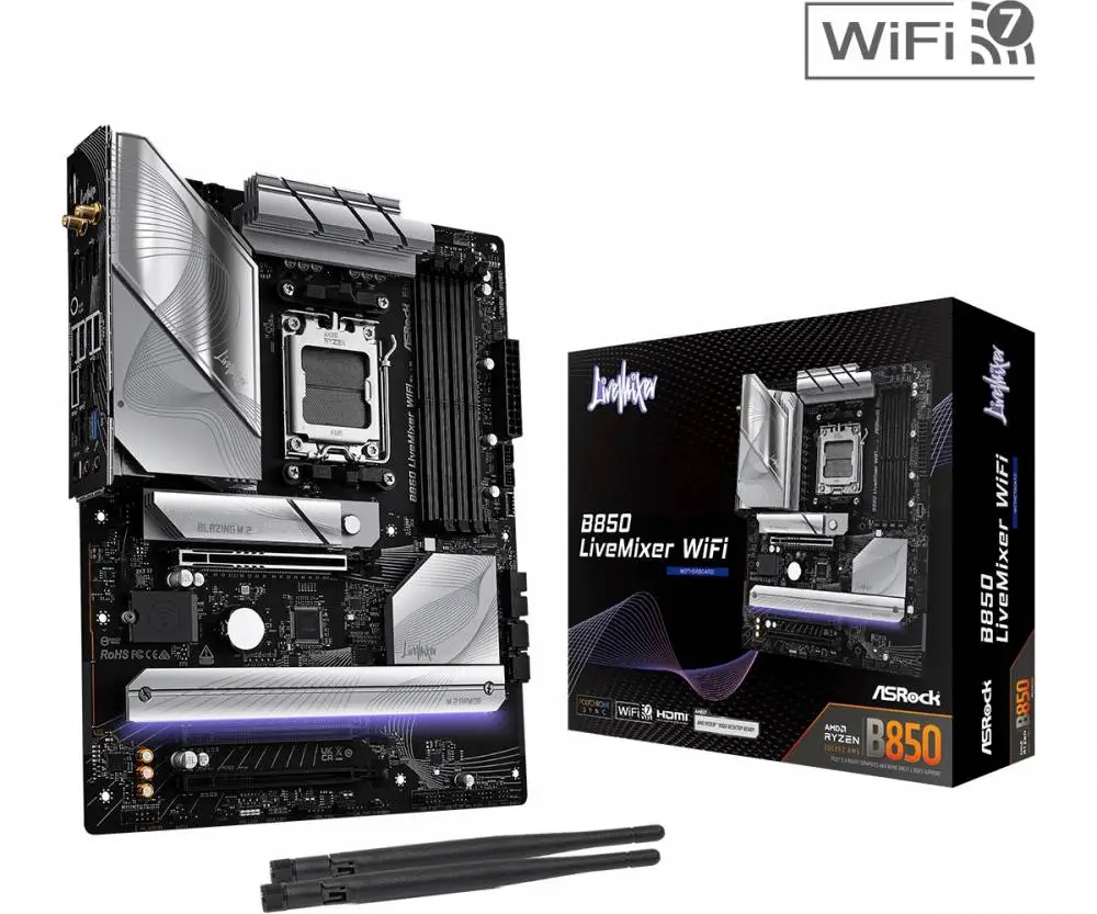Дънна платка Asrock B850 LiveMixer WiFi AM5