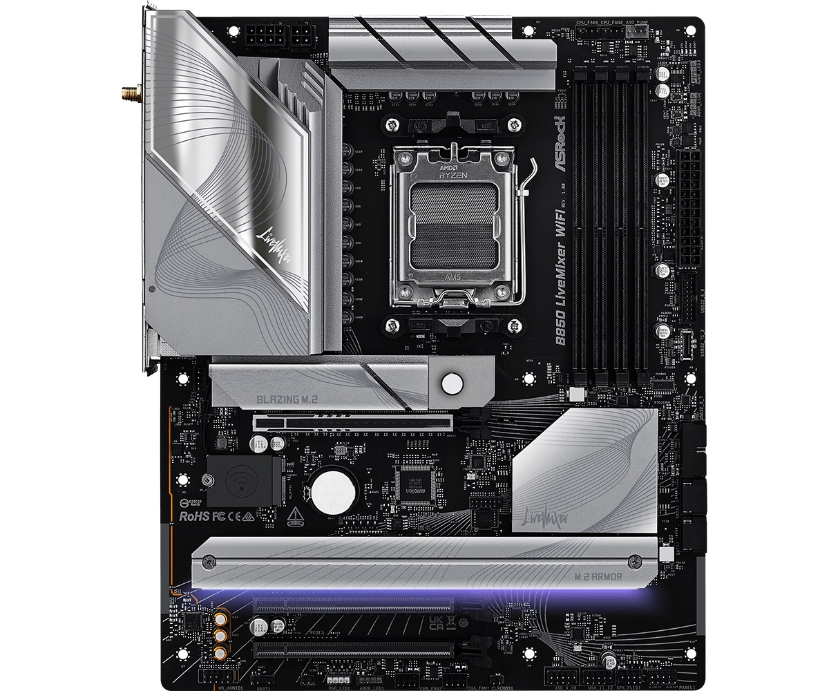 Дънна платка Asrock B850 LiveMixer WiFi AM5