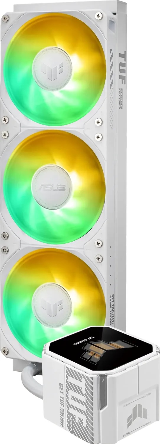 Охладител за процесор ASUS TUF Gaming LC III 360 ARGB LCD White Edition