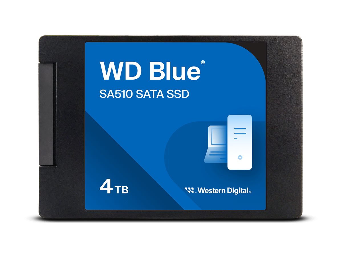 Диск SSD WD Blue SA510 4TB 2.5" SATA III 6Gb/s - WDS400T3B0A