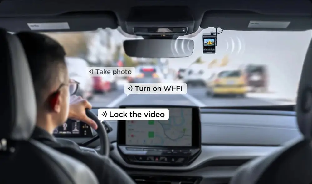 VIOFO Видеорегистратор Dash Cam A329S 3 Channel - 4K, HDR, Triple Sony STARVIS 2, GPS, Bluetooth, FOV Fisheye Cabin