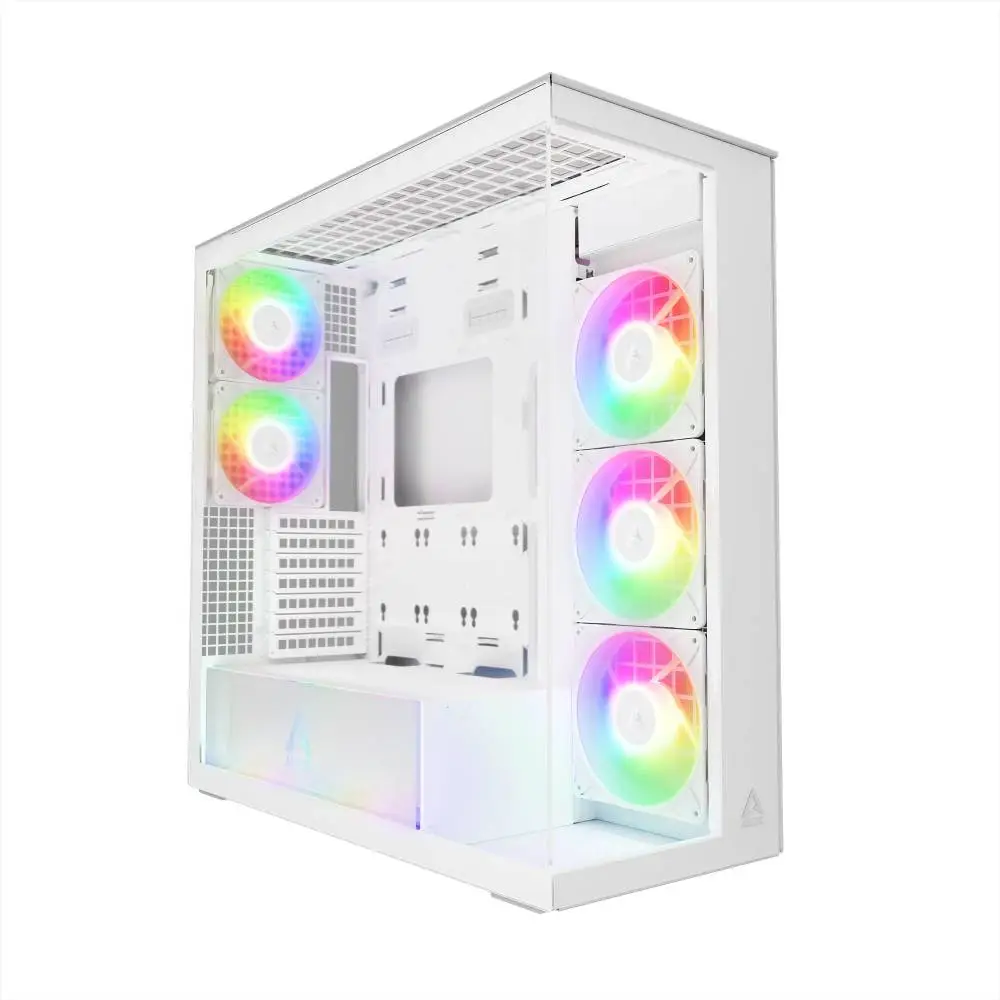 Кутия Arctic Xtender White Case E-ATX 5 x A-RGB Fans included - ACPCC00014A 