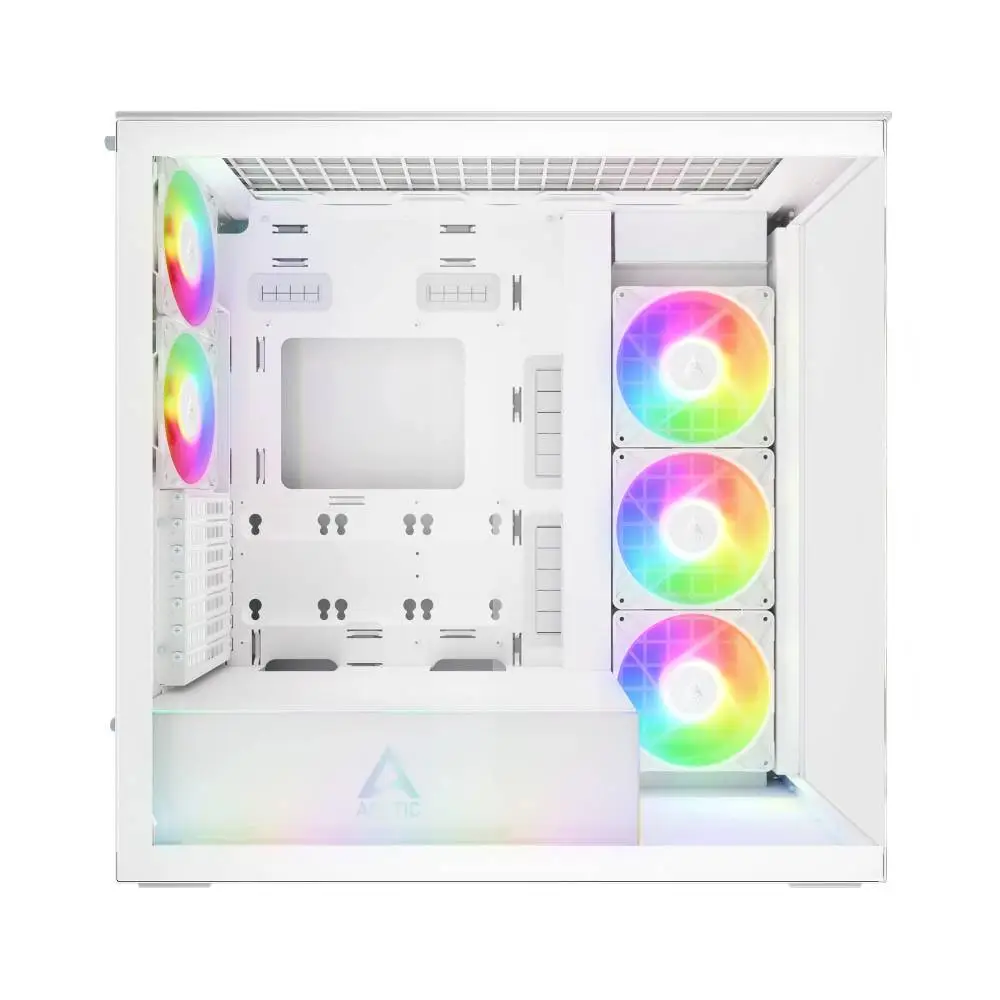 Кутия Arctic Xtender White Case E-ATX 5 x A-RGB Fans included - ACPCC00014A 