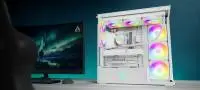 Кутия Arctic Xtender White Case E-ATX 5 x A-RGB Fans included - ACPCC00014A 