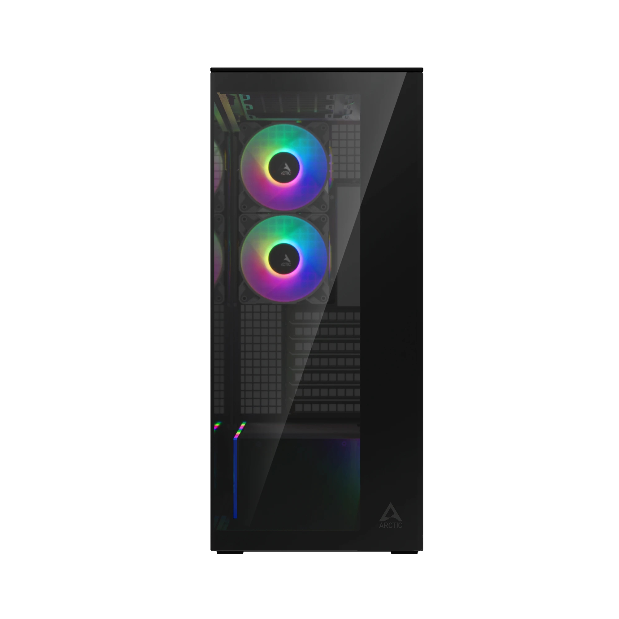 Кутия Arctic Xtender Mirror Black Case E-ATX 5 A-RGB Fans included