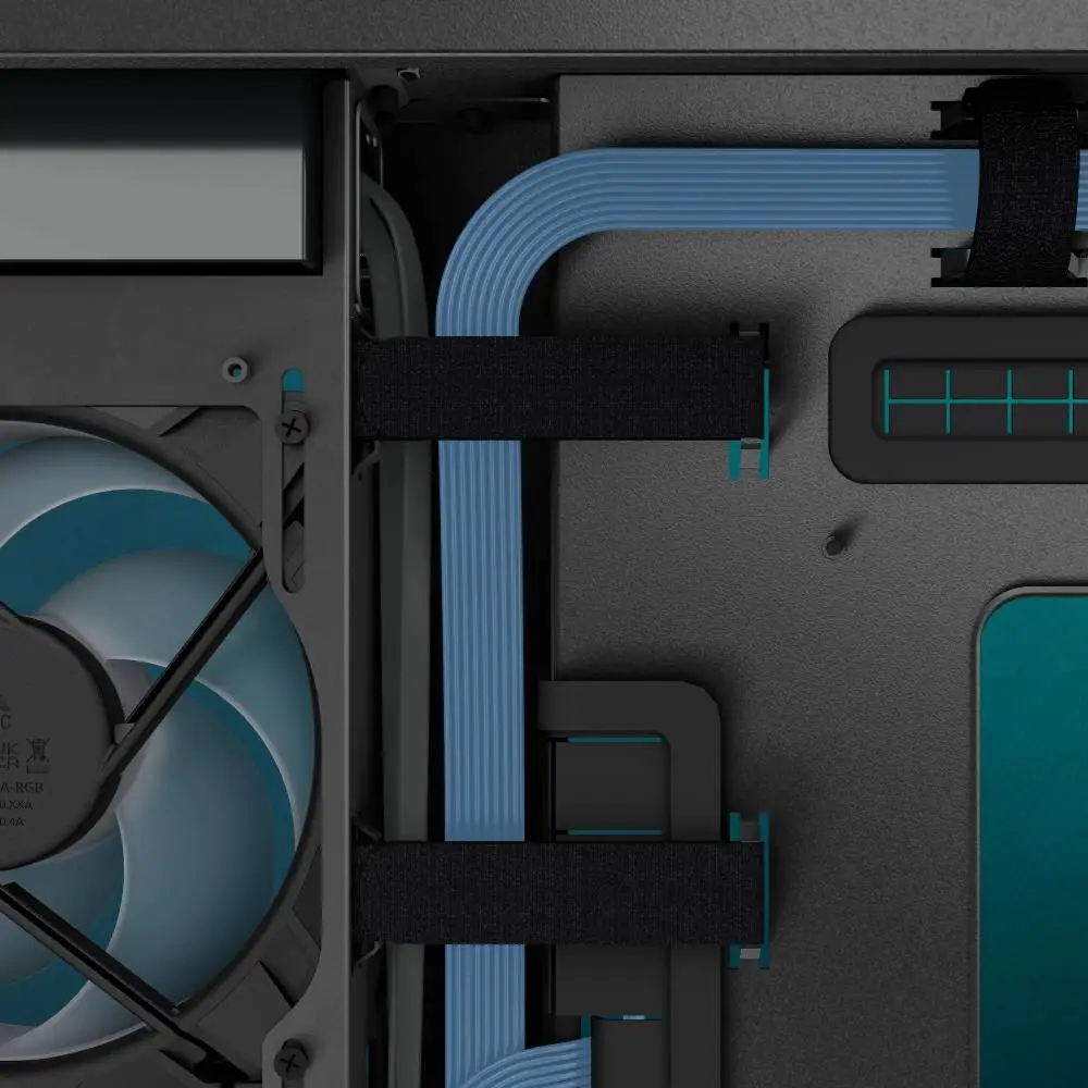 Кутия Arctic Xtender Mirror Black Case E-ATX 5 A-RGB Fans included