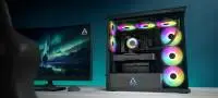 Кутия Arctic Xtender Mirror Black Case E-ATX 5 A-RGB Fans included