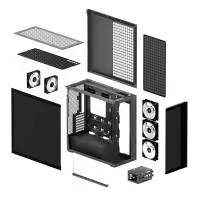 Кутия Arctic Xtender Mirror Black Case E-ATX 5 A-RGB Fans included
