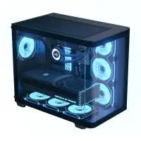 Кутия AeroCool P500C-G-BK-v1 Case ATX 4 x 120 mm Infinity Mirror A-RGB