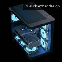 Кутия AeroCool P500C-G-BK-v1 Case ATX 4 x 120 mm Infinity Mirror A-RGB