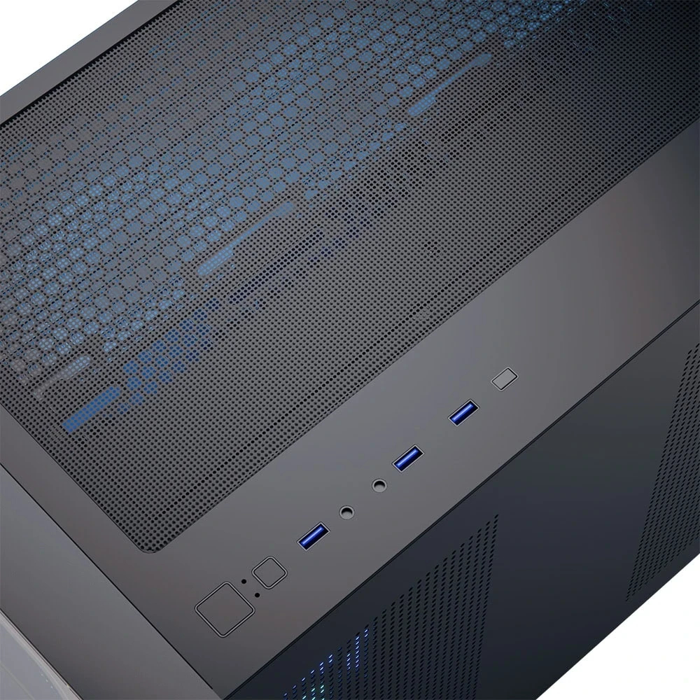 Кутия AeroCool P300C-G-BK-v1 Case mATX 3 x 120 mm Infinity Mirror A-RGB