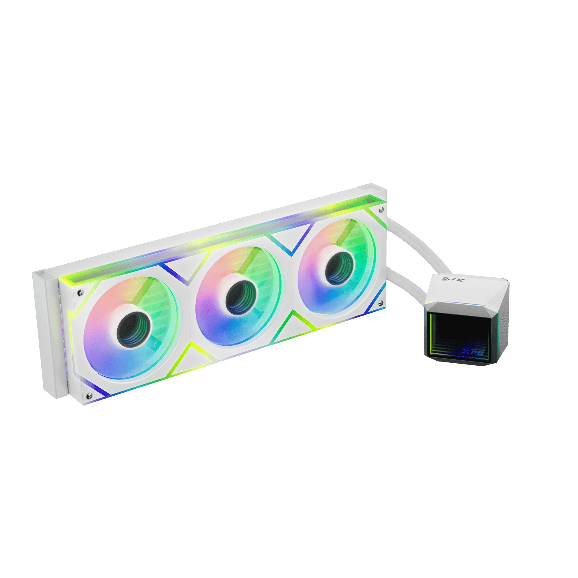 Водно охлаждане за процесор Adata XPG LEVANTE II 360 ARGB White AIO CPU LIQUID COOLER