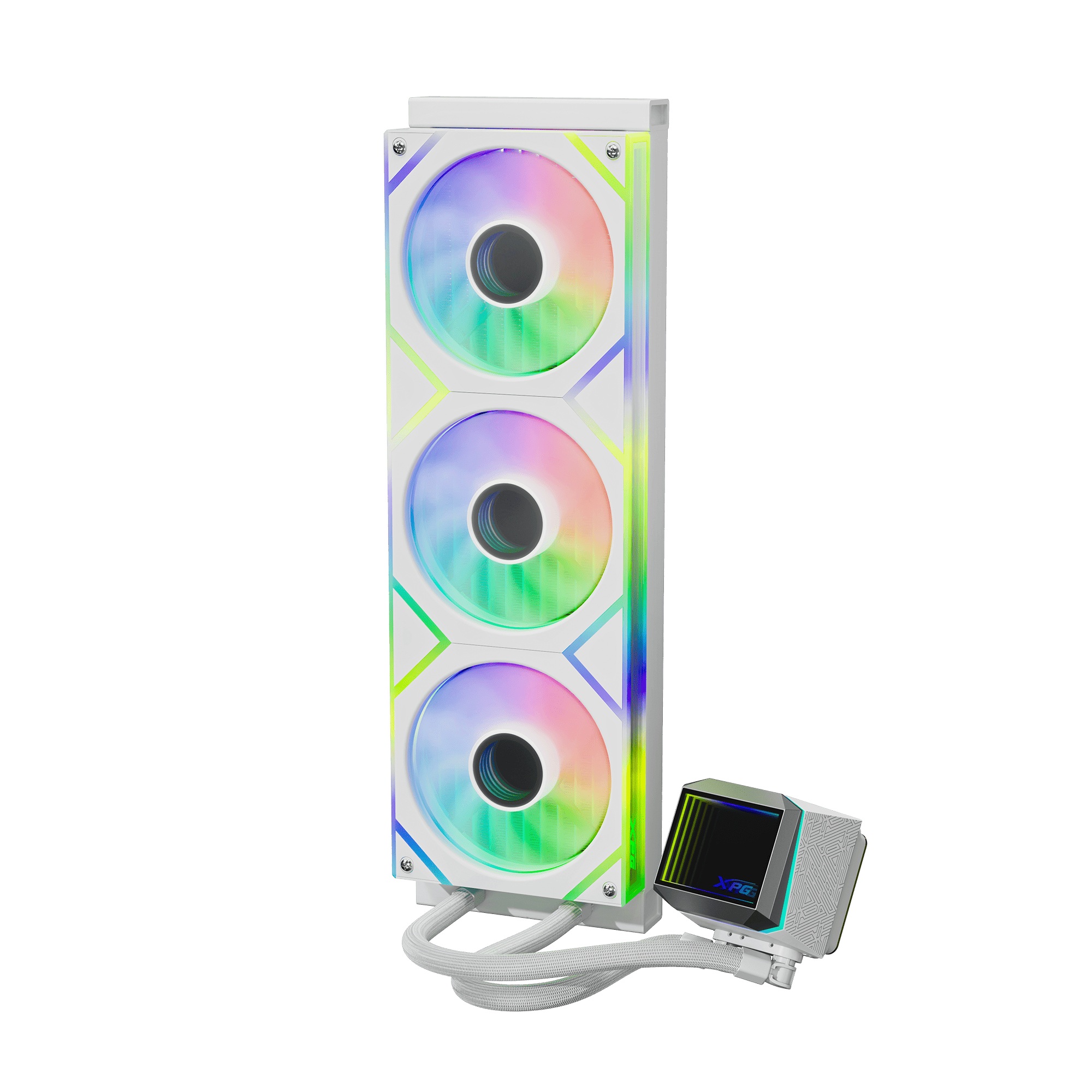 Водно охлаждане за процесор Adata XPG LEVANTE II 360 ARGB White AIO CPU LIQUID COOLER