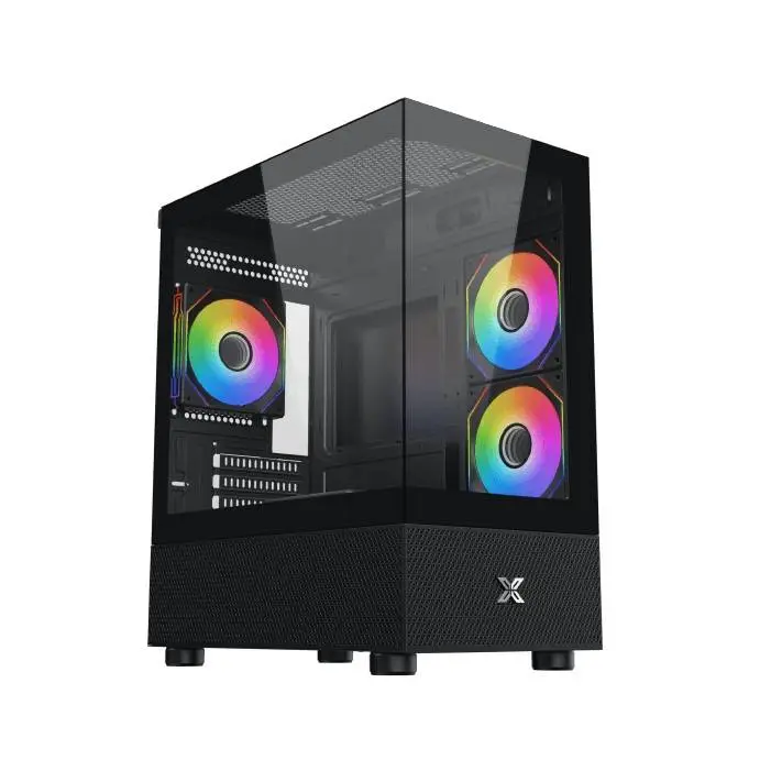 Кутия Xigmatek ALPHARD M mATX Case 4 x 120 mm ARGB Fans