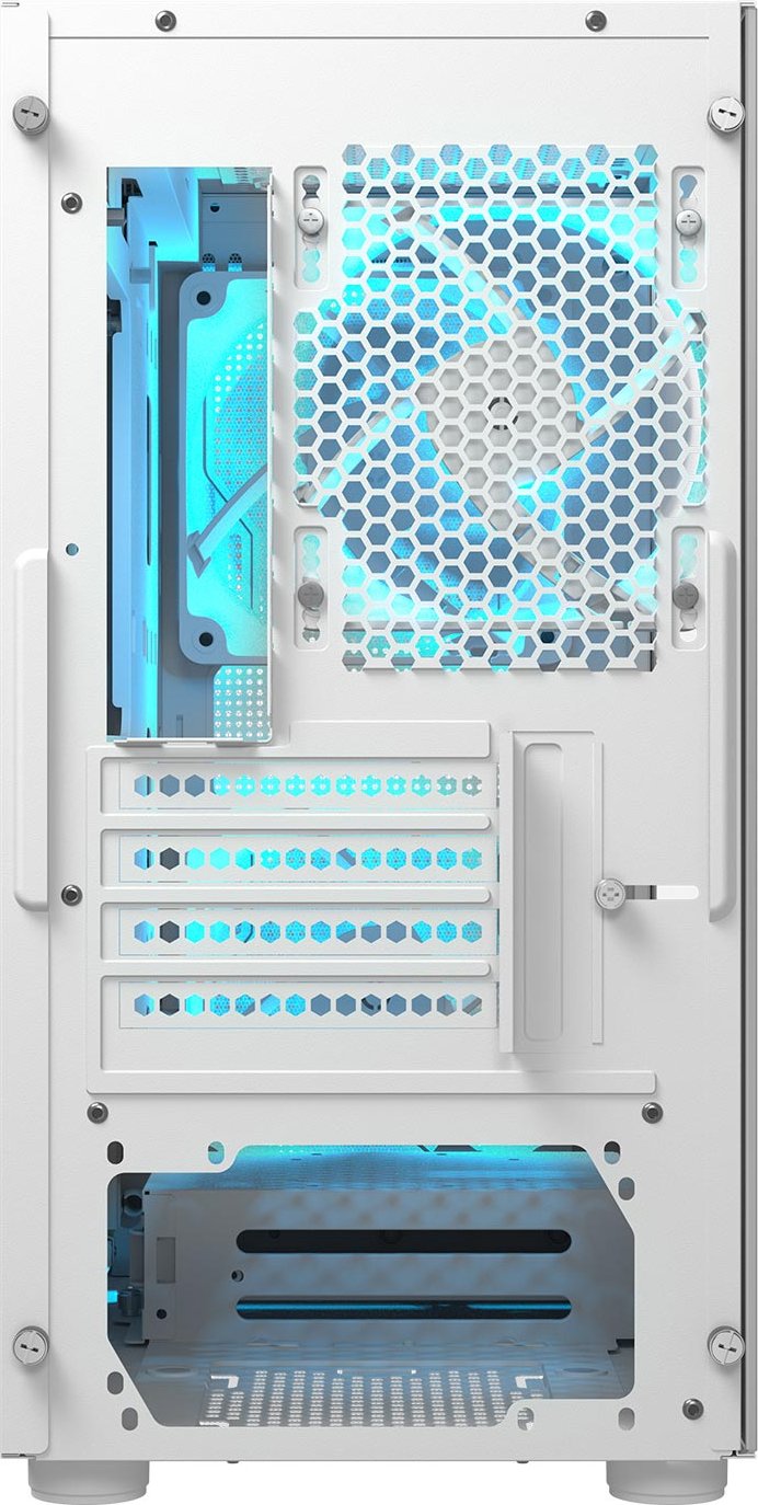 Кутия COUGAR UNIFACE MINI RGB White Mid-Tower Case - CGR-55C9W-RGB