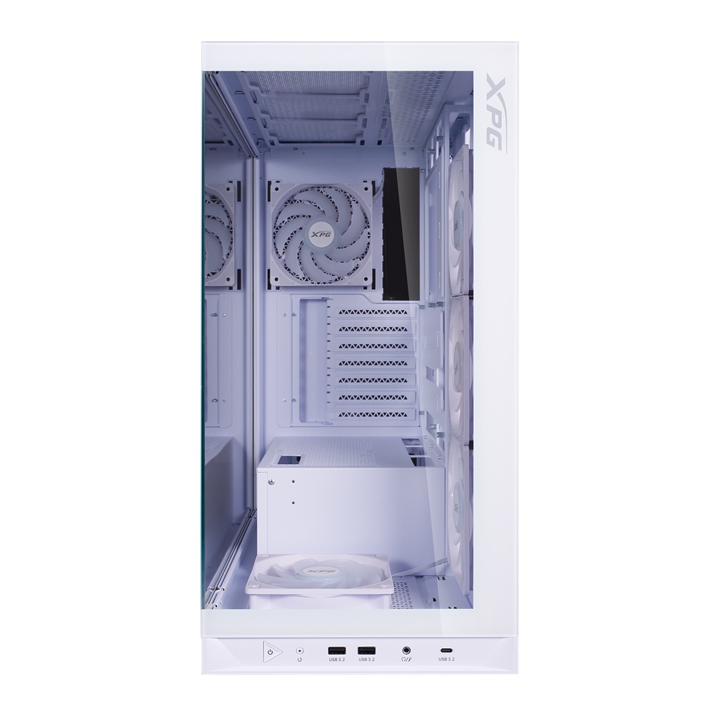 Boîtier Adata INVADER X BTF MT White Mid-Tower ATX Case