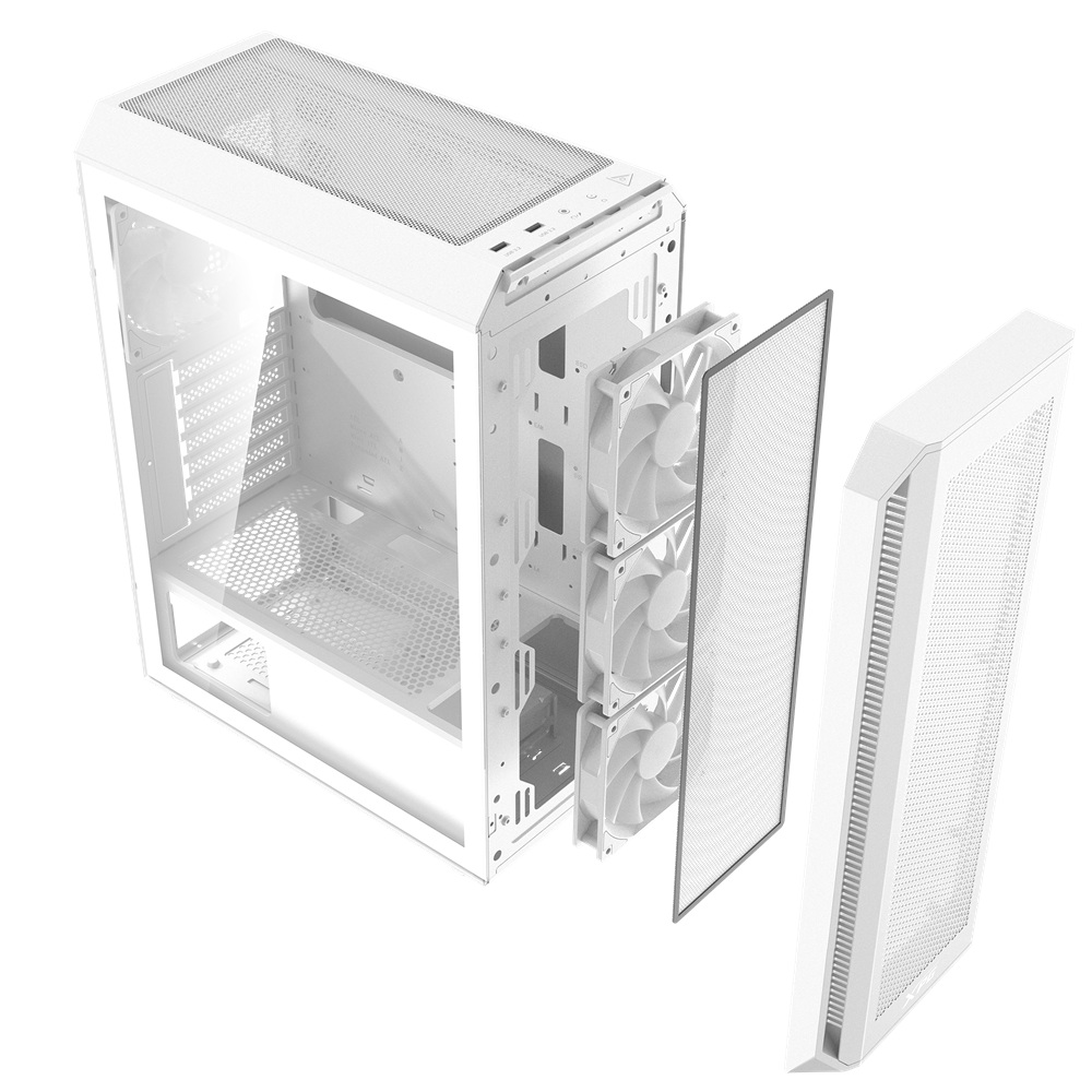 Кутия Adata VALOR AIR PLUS MT White Mid-Tower ATX Case