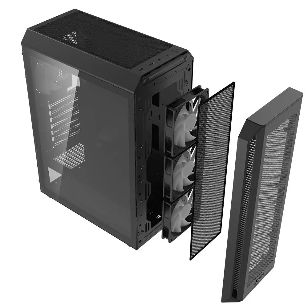 Кутия Adata VALOR AIR PLUS MT Black Mid-Tower ATX Case