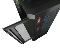 Кутия COUGAR AIRFACE RGB PC Case Mid Tower Black - CGR-5ZD1B-AIR-RGB