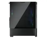 Кутия COUGAR AIRFACE RGB PC Case Mid Tower Black - CGR-5ZD1B-AIR-RGB