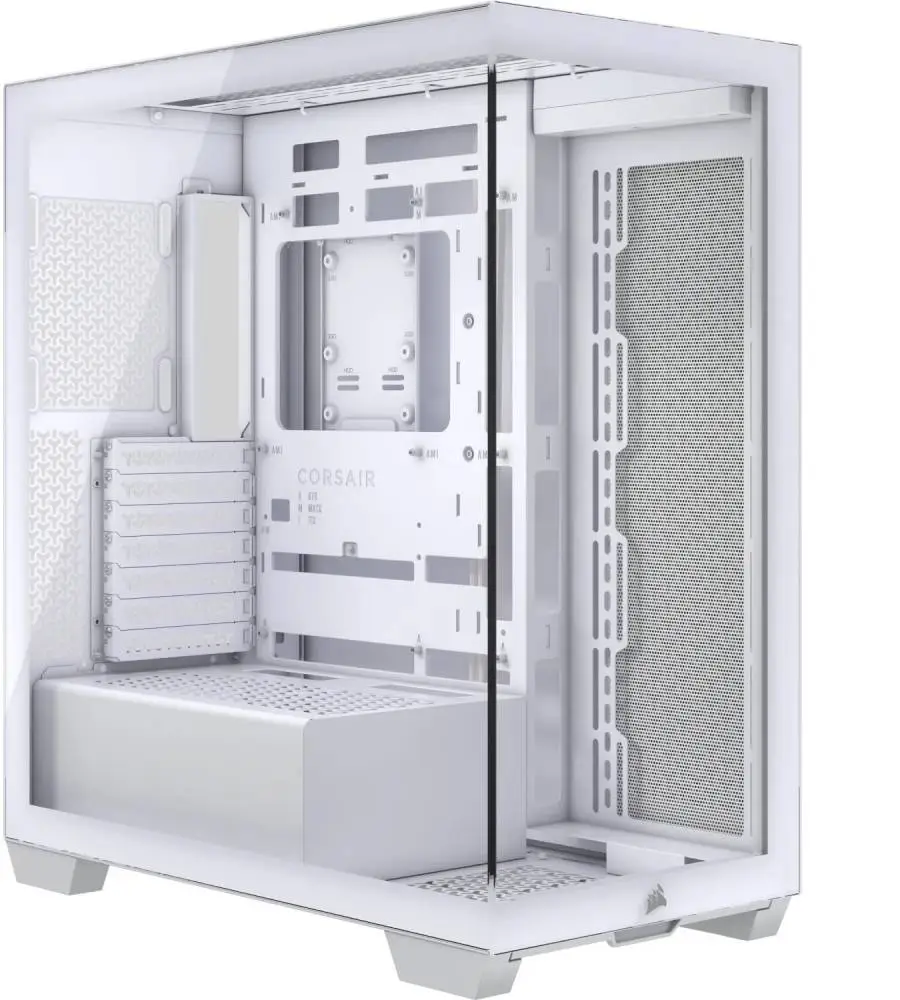 Кутия Corsair 3500X Tempered Glass Mid-Tower White - CC-9011277-WW