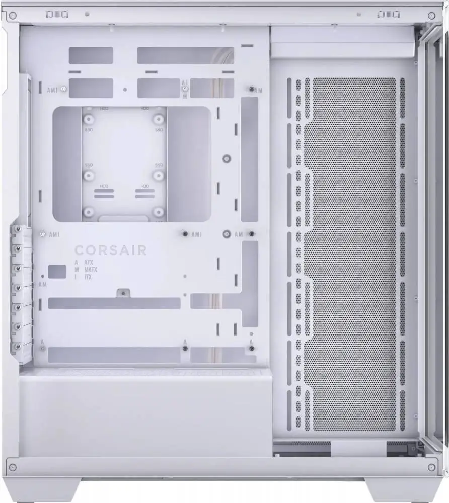 Кутия Corsair 3500X Tempered Glass Mid-Tower White - CC-9011277-WW