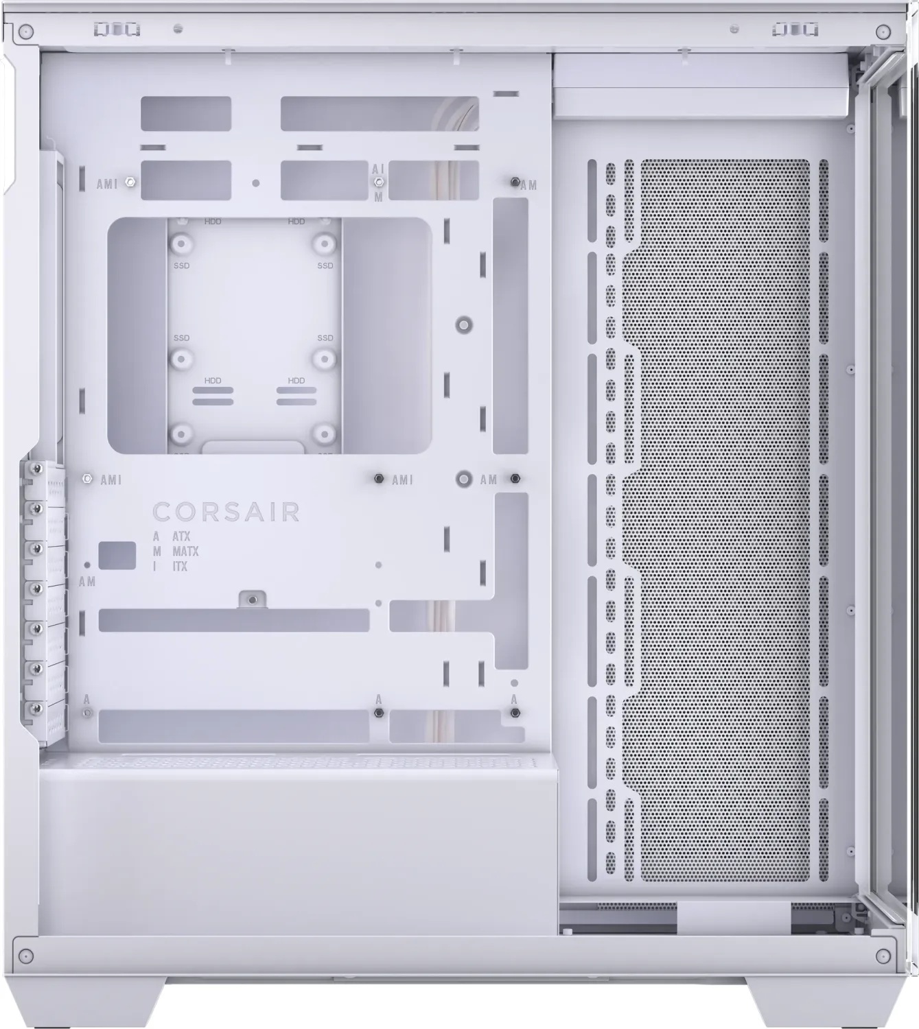 Кутия Corsair 3500X Tempered Glass Mid-Tower White - CC-9011277-WW