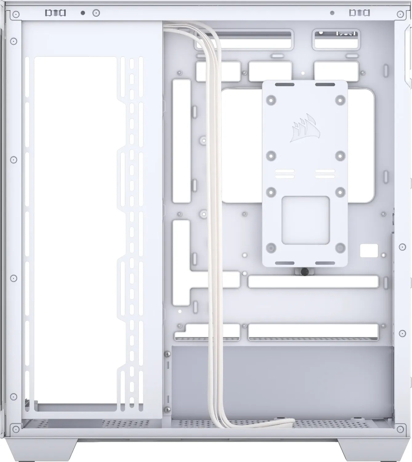 Кутия Corsair 3500X Tempered Glass Mid-Tower White - CC-9011277-WW