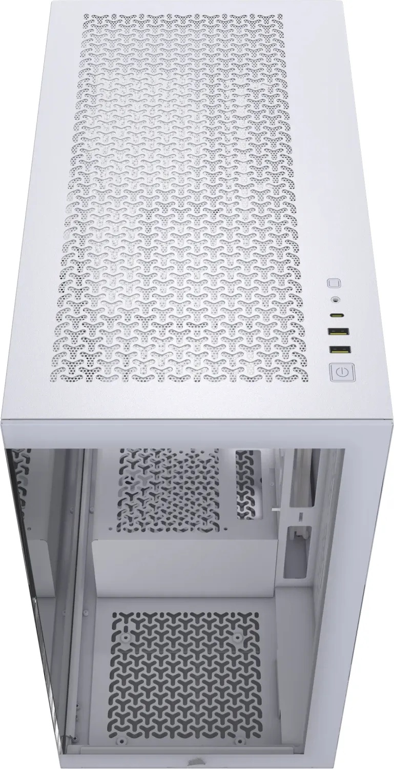 Кутия Corsair 3500X Tempered Glass Mid-Tower White - CC-9011277-WW