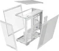 Кутия Corsair 3500X Tempered Glass Mid-Tower White - CC-9011277-WW
