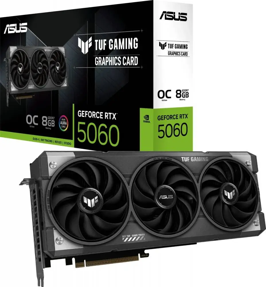 Видео карта ASUS TUF Gaming RTX 5060 OC 8GB GDDR7 - 90YV0N00-M0NA00