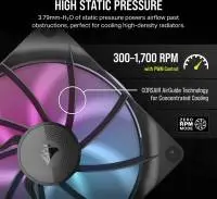 Вентилатор Corsair iCUE LINK RX140 RGB 140mm PWM Single Fan Expansion - CO-9051019-WW
